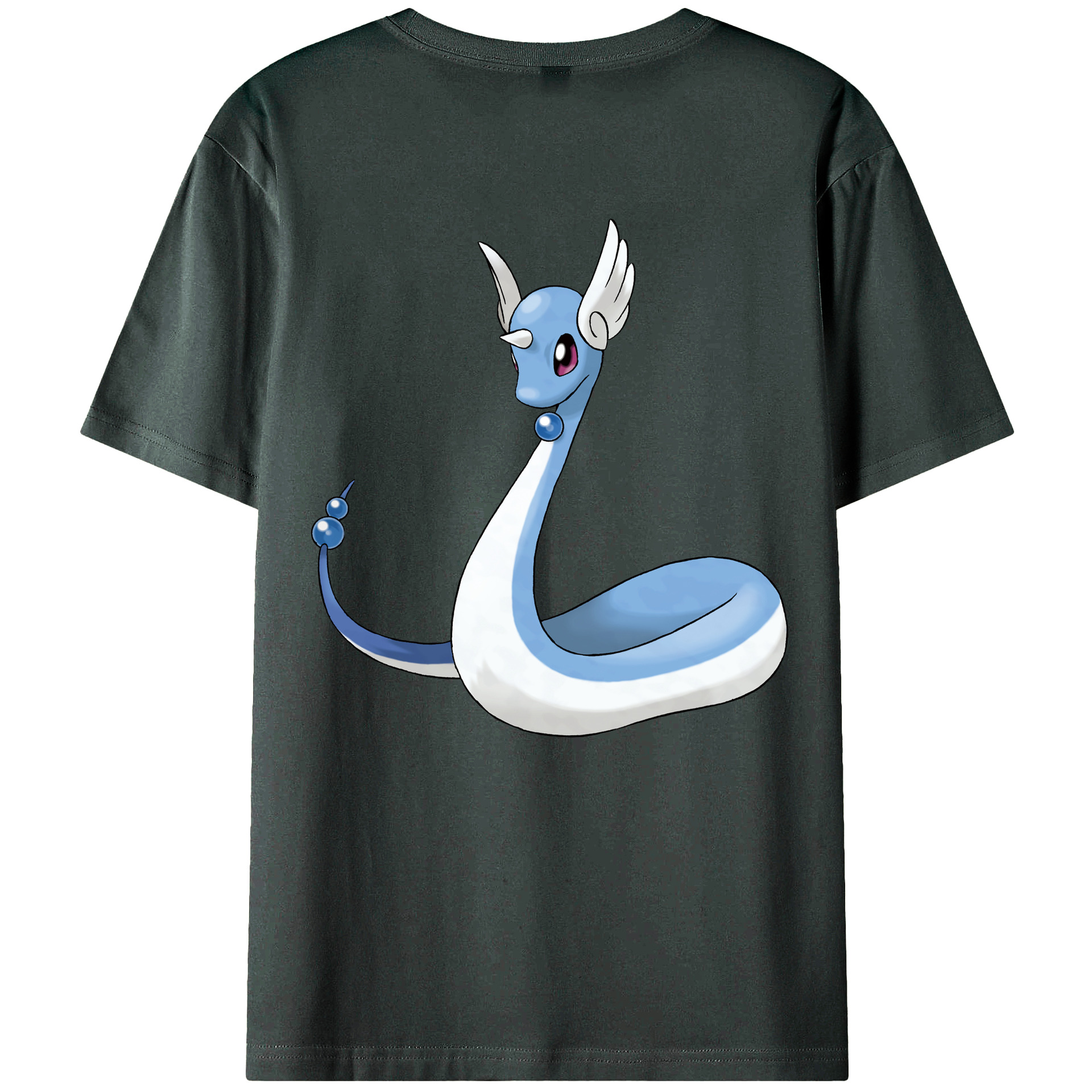 （画像用） ポケットモンスター Pokémon 綿100％ メンズ半袖Tシャツ（バックプリント） 通気性